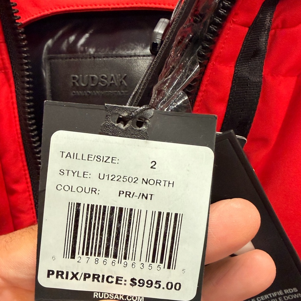 RUDSAK Vibrant Red Jacket - Picture 4 of 9